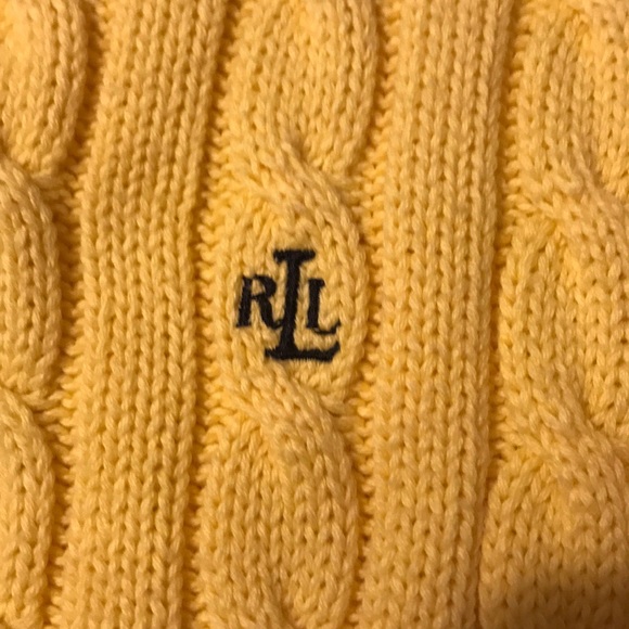 Vibrant Yellow Lauren Ralph Lauren Sweater - Picture 3 of 5